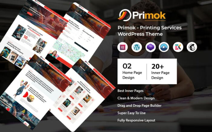 Primok - Tema WordPress Layanan Percetakan Digital dan Percetakan 3D