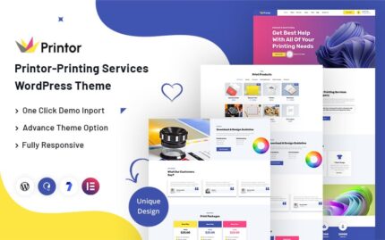 Printor - Printing Services WordPress Theme