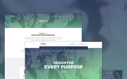 Profe - Corporate Business Website Template