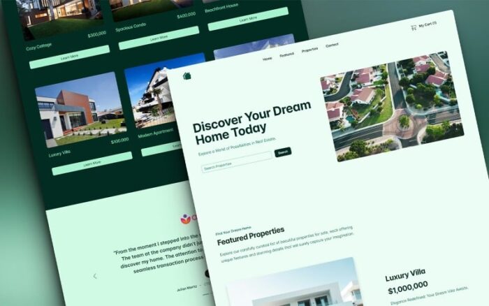 Properta - Template Halaman HTML Landing Properti