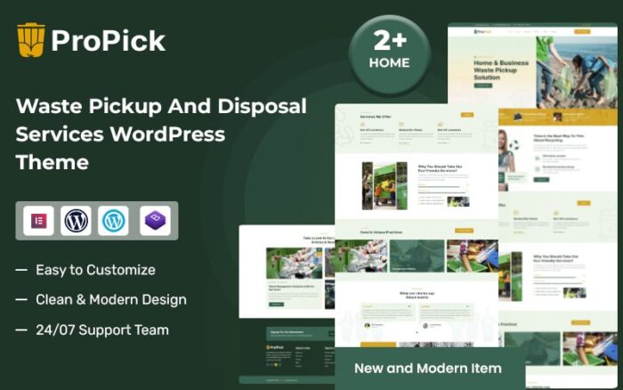 Propick – Tema WordPress Layanan Pengambilan dan Pembuangan Sampah