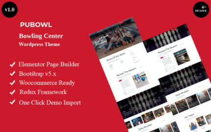 Pubowl - Bowling Center Wordpress Theme