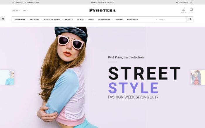 Tema PrestaShop Pyhotera