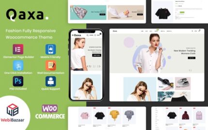 Qaxa - Fashion Responsive Store WooCommerce Theme