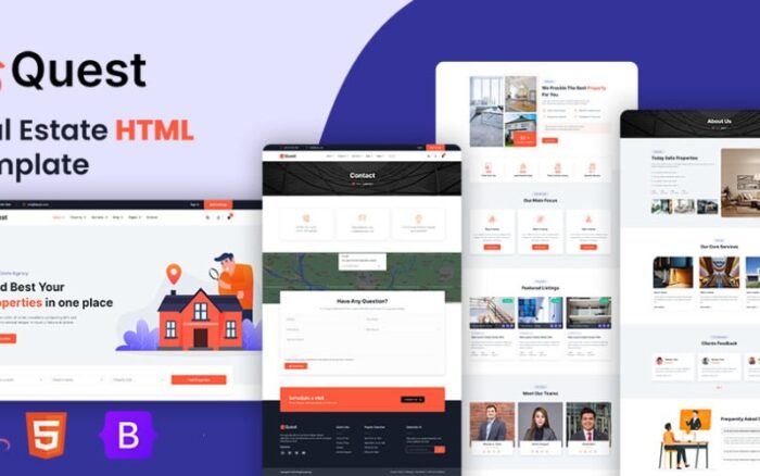 Quest - Real Estate HTML Template