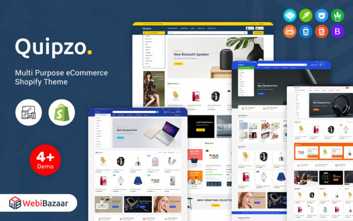 Quipzo - Tema Shopify Modern & Serbaguna