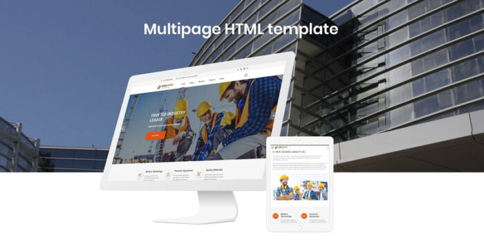 Civil Group - Template Situs Web HTML5 Teknik Sipil - Fitur Gambar 2