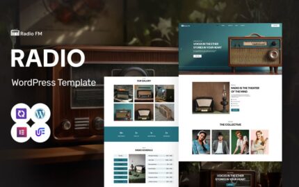 Radio FM - Modern Radio And Show Schedule WordPress Elementor Theme