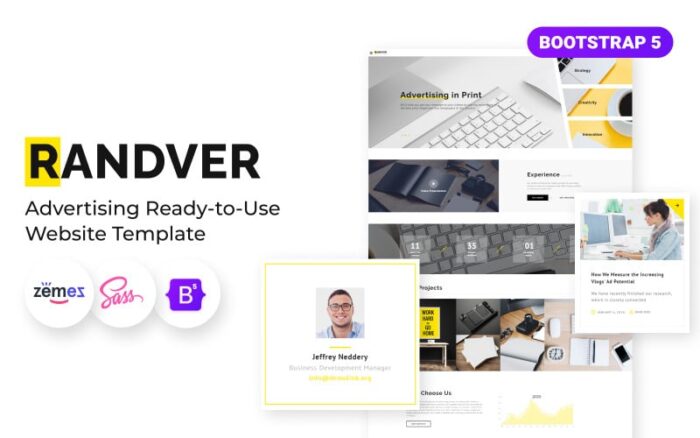 Randver - Template Situs Web HTML5 Agensi Periklanan