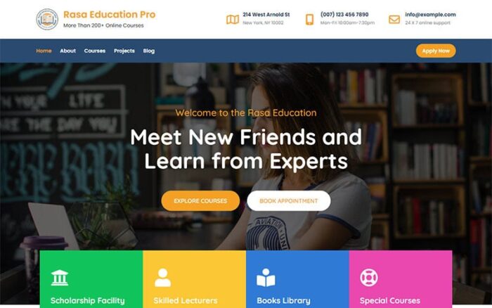 Rasa Education Pro - Tema WordPress Pendidikan Berbasis Elementor