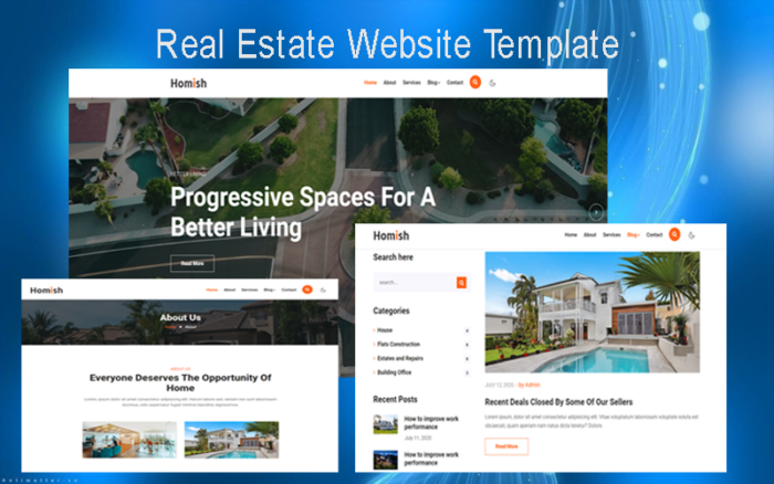 Template Situs Web Real Estat