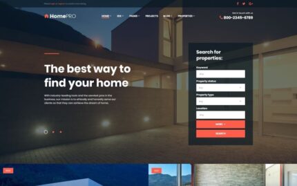 Template Situs Web Responsif Agensi Properti