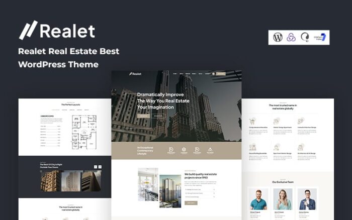 Realet - Tema WordPress Terbaik untuk Properti