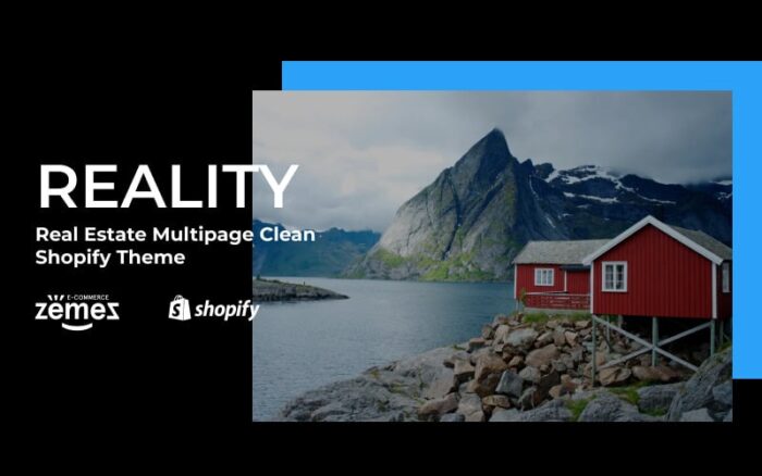 Reality - Tema Shopify Bersih Multihalaman Real Estat