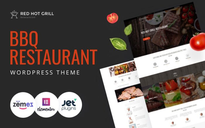 Red Hot Grill - Tema WordPress Restoran