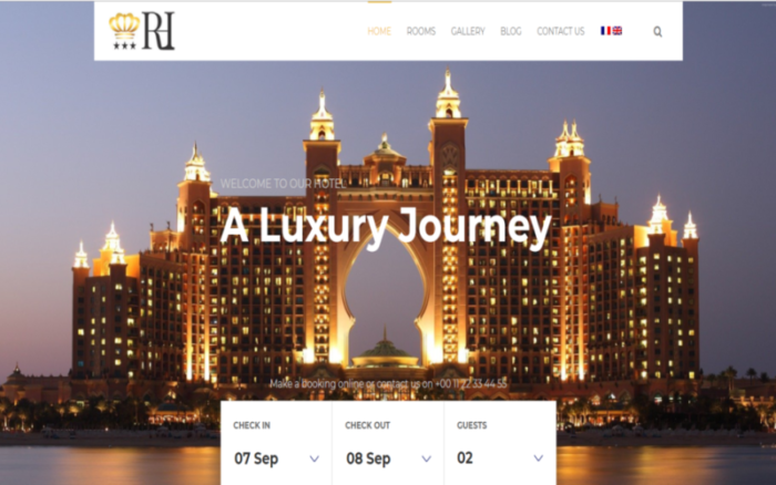 Reina Hotel - Template Situs Web HTML5 Premium Serbaguna