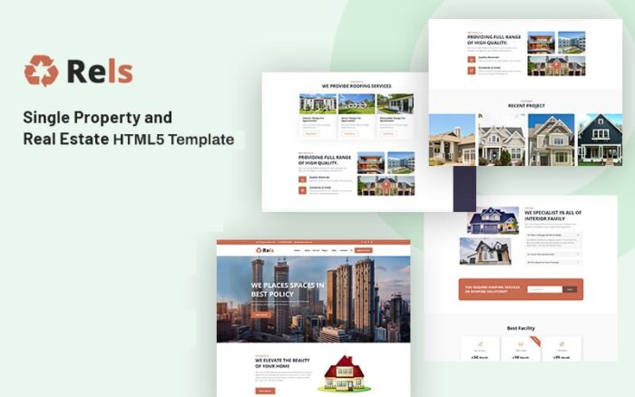 Rels – Template Situs Web Properti Tunggal dan Real Estat