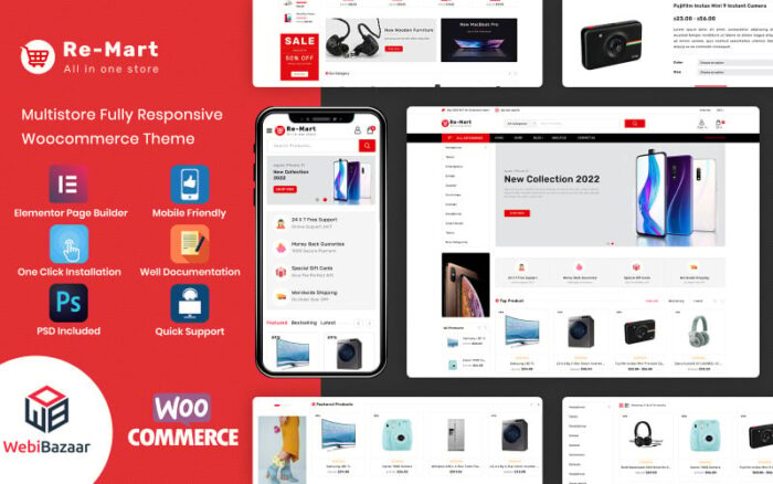 Remart - Tema WooCommerce Toko Elektronik Serbaguna