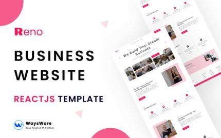 Reno - ReactJS Business Website Template