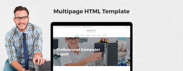 Template Situs Web HTML5 Repair Fix - Perusahaan Perbaikan Komputer - Fitur Gambar 1