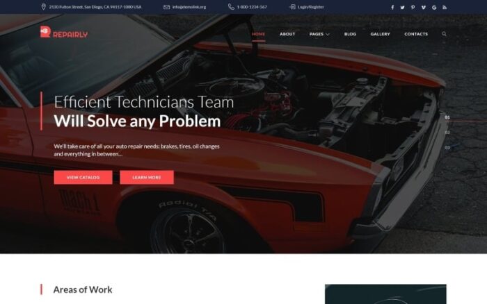 Repairly - Template Joomla Perusahaan Perbaikan Mobil