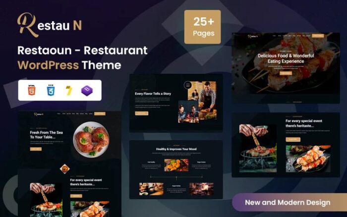 Restouns - Tema WordPress Restoran dan Makanan