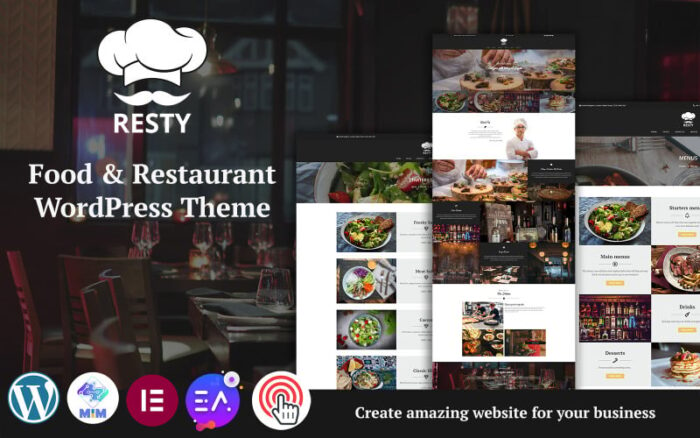 Resty - Tema WordPress Makanan & Restoran Serbaguna