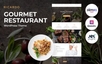 Ricardo - Tema WordPress Responsif Restoran Gourmet