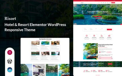 Risort - Tema WordPress Elementor Hotel & Resor