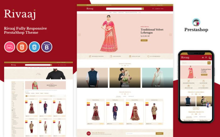 Rivaaj - Wedding PrestaShop Template