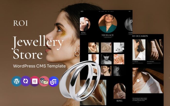 Roi - Jewellery Design Shop Multipurpose WordPress Elementor Theme