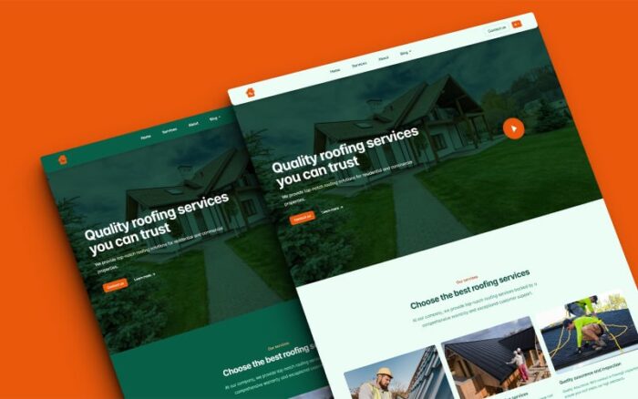 Roofwave - Template Situs Web HTML Solusi Atap Terbaik Anda