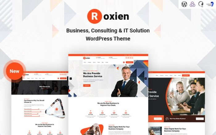 Roxien - Tema WordPress Bisnis, Konsultasi, dan Solusi TI