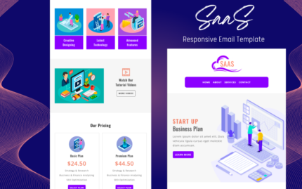 SaaS – Multipurpose Responsive Email Template