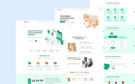 Saashill -Software Website Template