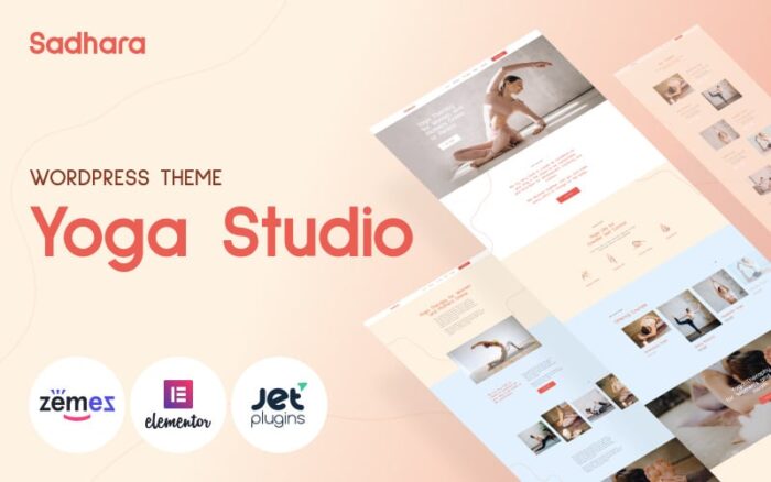 Sadhara - Tema WordPress Studio Yoga