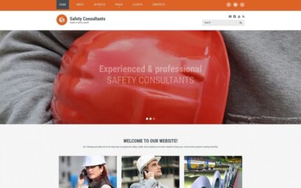 Konsultan Keamanan - Template Situs Web HTML Bersih Responsif Keamanan