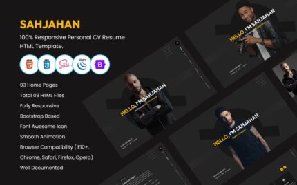 Sahjahan - Template CV/Resume Pribadi