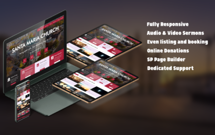 Santa Maria Church Joomla Template