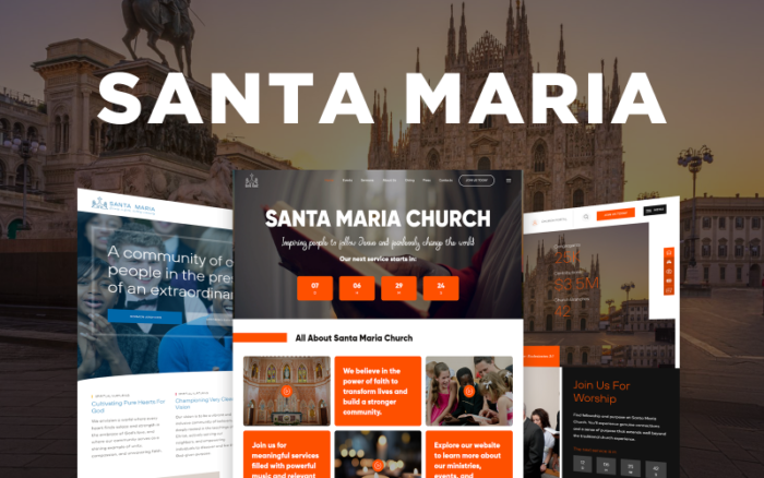 Tema WordPress Gereja SantaMaria