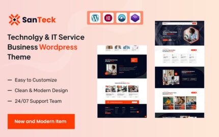 Santech – Technology & IT Solution Business Service WordPress Theme