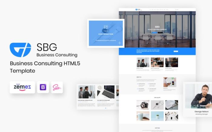 SBG - Template Halaman HTML Konsultasi Bisnis