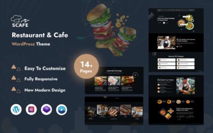 Scafe - Tema WordPress Restoran atau Kafe