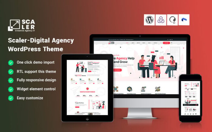 Scaler - Digital Agency WordPress Theme