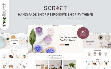 Scraft - Handmade Shop Responsive Shopify Theme