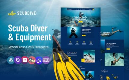 Scubdive - Scuba Diving and Equipment Multipurpose WordPress Elementor Theme