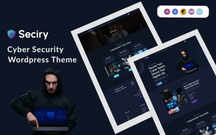 Seciry - Tema WordPress Keamanan Siber & Manajemen TI