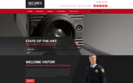 Security Products Store Magento Theme