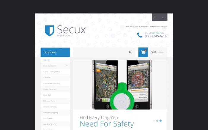 Templat OpenCart Secux