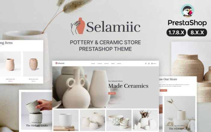 Selamic - Tema PrestaShop Keramik dan Furnitur